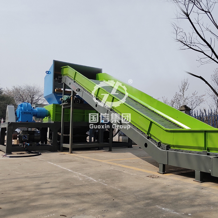 solid waste shredder production line