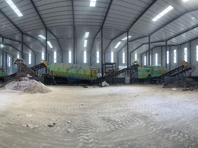 bangladeshi construction mixed waste sorting customer site