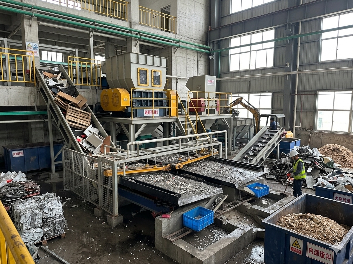 On-Site Industrial Shredding Solutions for Bulky Waste and In-House Scrap Recycling