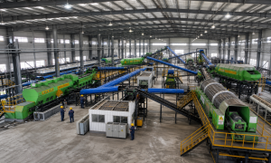 Large-scale municipal solid waste sorting plant investment and turnkey project layout