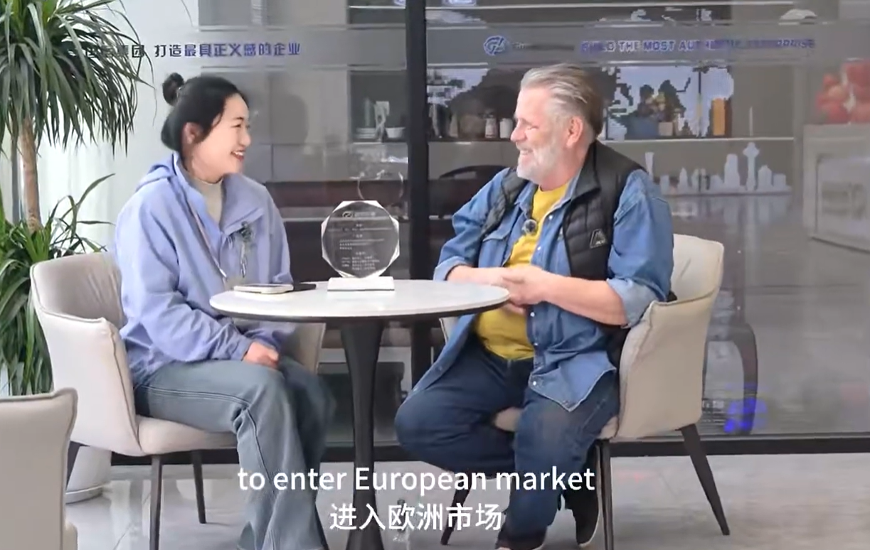 A Decade of Trust: European Client Mr. Kumbo Revisits Guoxin to Witness Ten Years of Innovation