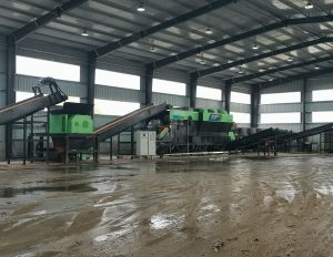 MSW Sorting Plant Layout
