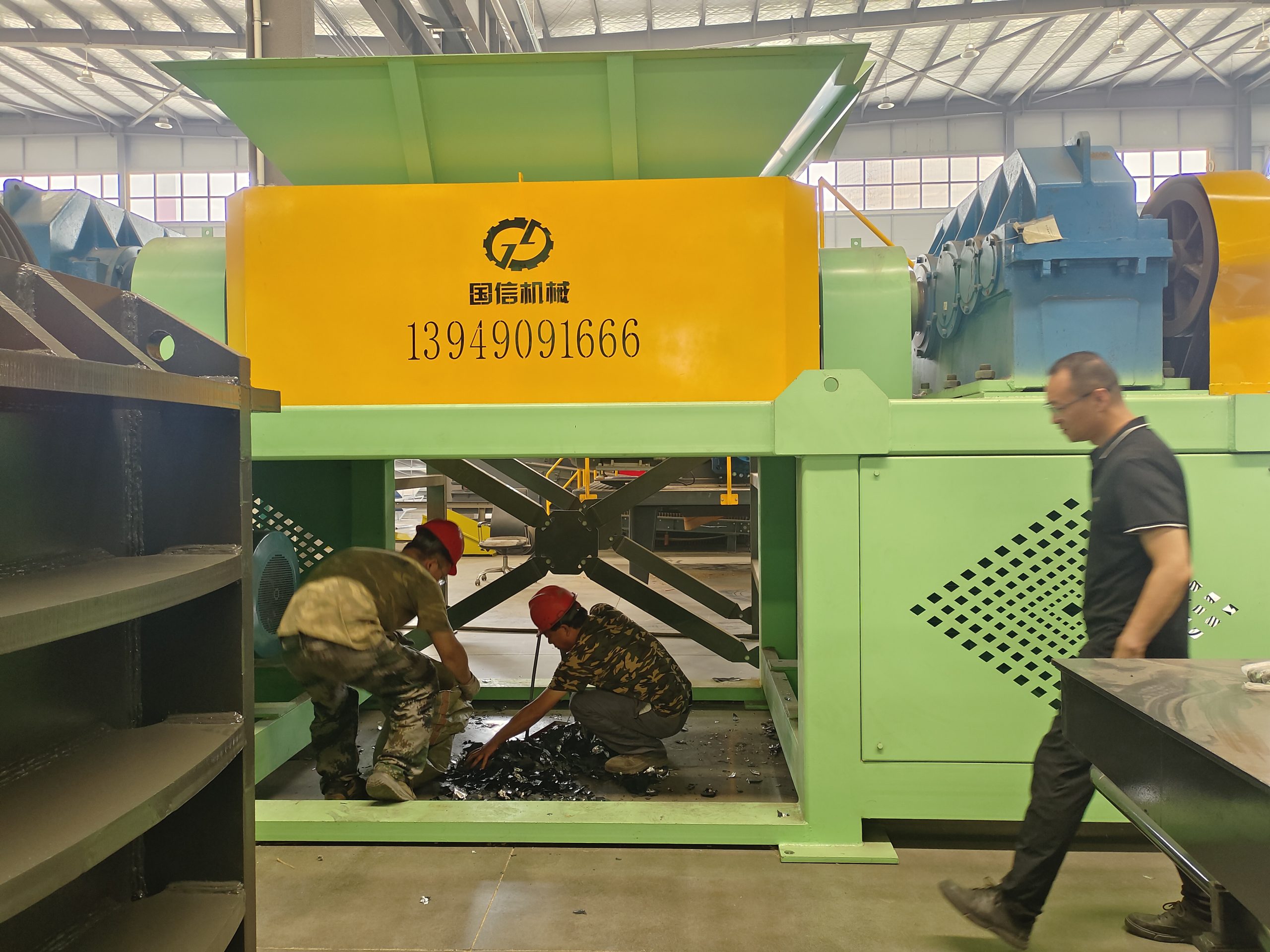 Case Study: Live Commissioning of Dual-Shaft Lithium Battery Electrode Plate Shredder