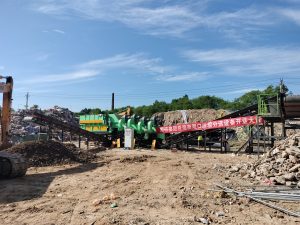 C&D waste sorting line